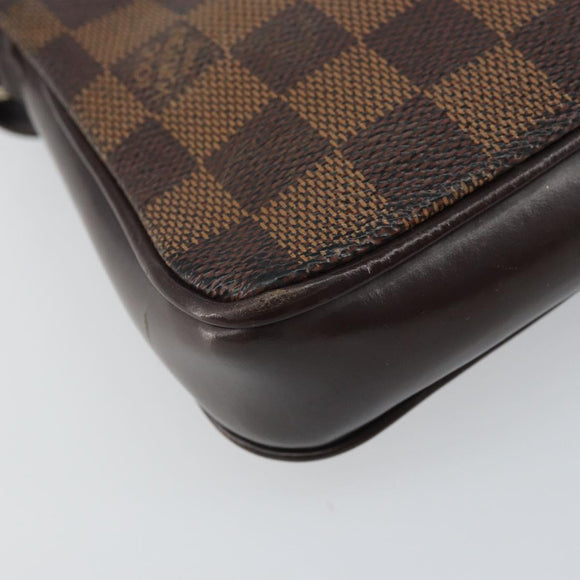LOUIS VUITTON Damier Ebene Navona Accessory Pouch N51983 LV Auth BA9362