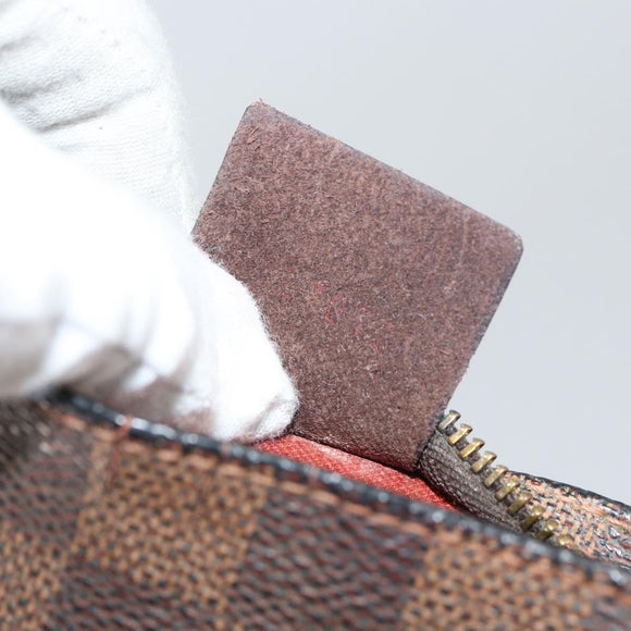 LOUIS VUITTON Damier Ebene Navona Accessory Pouch N51983 LV Auth BA9362