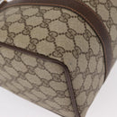 GUCCI GG Supreme Web Sherry Line Hand Bag PVC Beige Gold 40 02 006 Auth BA9363-15