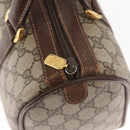 GUCCI GG Supreme Web Sherry Line Hand Bag PVC Beige Gold 40 02 006 Auth BA9363-17