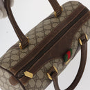 GUCCI GG Supreme Web Sherry Line Hand Bag PVC Beige Gold 40 02 006 Auth BA9363-6