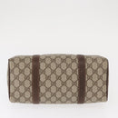 GUCCI GG Supreme Web Sherry Line Hand Bag PVC Beige Gold 40 02 006 Auth BA9363-5