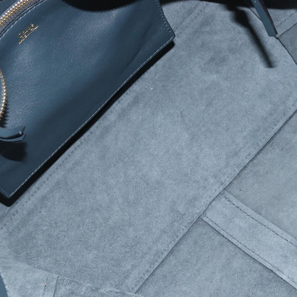 Chloe Kelly Tote Bag Leather Brown Gold Auth BA9368