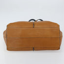 Chloe Kelly Tote Bag Leather Brown Gold Auth BA9368-9