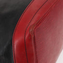 LOUIS VUITTON Epi Noe Shoulder Bag Biolor Black Red M44017 LV Auth BA9370-14