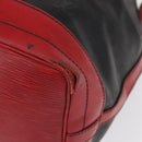 LOUIS VUITTON Epi Noe Shoulder Bag Biolor Black Red M44017 LV Auth BA9370-9