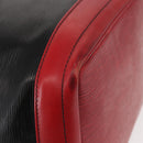 LOUIS VUITTON Epi Noe Shoulder Bag Biolor Black Red M44017 LV Auth BA9370-15