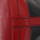 LOUIS VUITTON Epi Noe Shoulder Bag Biolor Black Red M44017 LV Auth BA9370-17