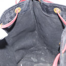 LOUIS VUITTON Epi Noe Shoulder Bag Biolor Black Red M44017 LV Auth BA9370-19