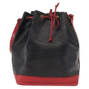 LOUIS VUITTON Epi Noe Shoulder Bag Biolor Black Red M44017 LV Auth BA9370-13