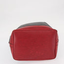 LOUIS VUITTON Epi Noe Shoulder Bag Biolor Black Red M44017 LV Auth BA9370-5
