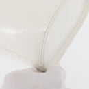 VERSACE Vanity Shoulder Bag Leather 2way White Gold Auth BA9371-15