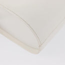 VERSACE Vanity Shoulder Bag Leather 2way White Gold Auth BA9371-16