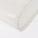 VERSACE Vanity Shoulder Bag Leather 2way White Gold Auth BA9371-17