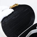 VERSACE Vanity Shoulder Bag Leather 2way White Gold Auth BA9371-21