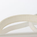 VERSACE Vanity Shoulder Bag Leather 2way White Gold Auth BA9371-8