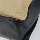 GUCCI Horsebit Tote Bag Canvas Beige Gold 623694 Auth BA9373-9