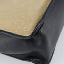 GUCCI Horsebit Tote Bag Canvas Beige Gold 623694 Auth BA9373-16