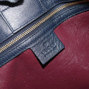 GUCCI Horsebit Tote Bag Canvas Beige Gold 623694 Auth BA9373-18