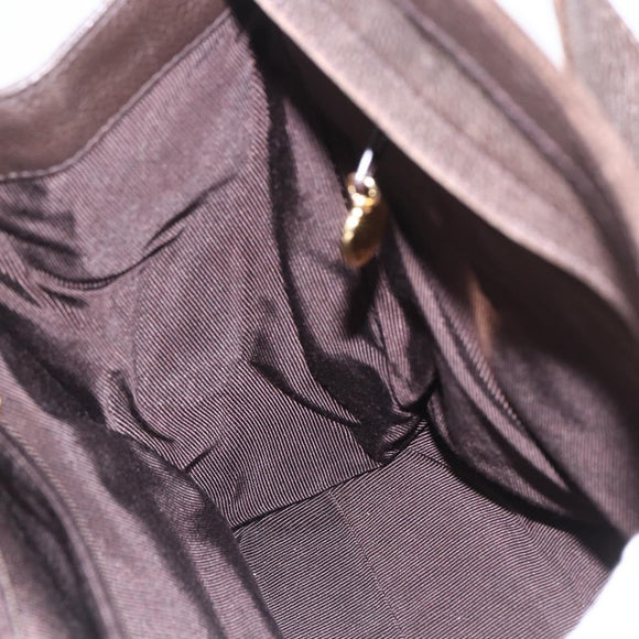 CHANEL Tote Bag Caviar Skin Dark Brown Gold CC Auth BA9375