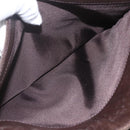 CHANEL Tote Bag Caviar Skin Dark Brown Gold CC Auth BA9375-22