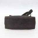 CHANEL Tote Bag Caviar Skin Dark Brown Gold CC Auth BA9375-9