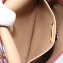 Christian Dior Trotter Canvas Shoulder Bag PVC Red Gold Auth BA9376-20