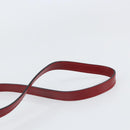 Christian Dior Trotter Canvas Shoulder Bag PVC Red Gold Auth BA9376-8