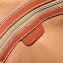 CELINE Macadam Canvas Shoulder Bag PVC Leather Brown Gold Auth BA9377-19