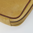 CARTIER Must Line Shoulder Bag Leather Yellow Gold Auth BA9382-15