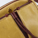 CARTIER Must Line Shoulder Bag Leather Yellow Gold Auth BA9382-17