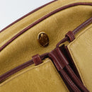 CARTIER Must Line Shoulder Bag Leather Yellow Gold Auth BA9382-18
