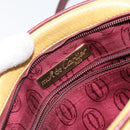 CARTIER Must Line Shoulder Bag Leather Yellow Gold Auth BA9382-19