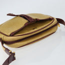 CARTIER Must Line Shoulder Bag Leather Yellow Gold Auth BA9382-6