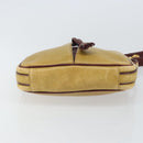 CARTIER Must Line Shoulder Bag Leather Yellow Gold Auth BA9382-5