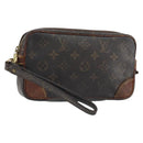 LOUIS VUITTON Monogram Marly Dragonne PM Clutch Bag M51827 LV Auth BA9384-1