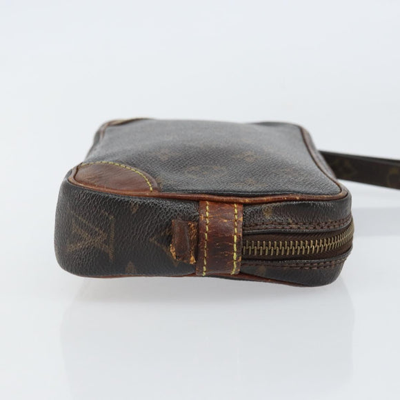 LOUIS VUITTON Monogram Marly Dragonne PM Clutch Bag M51827 LV Auth BA9384