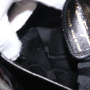 Salvatore Ferragamo Vala Shoulder Bag Leather Dark Brown Gold Auth BA9386-19