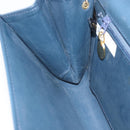 Christian Dior Chain Shoulder Bag Leather Navy Gold Auth BA9389-20