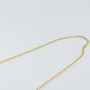 Christian Dior Chain Shoulder Bag Leather Navy Gold Auth BA9389-8