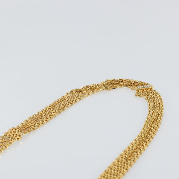 CHANEL Matelasse Chain Shoulder Bag Suede Black Gold CC Auth BA9390