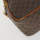 CELINE Macadam Canvas Shoulder Bag PVC Leather 2way Brown Gold Auth BA9391-16