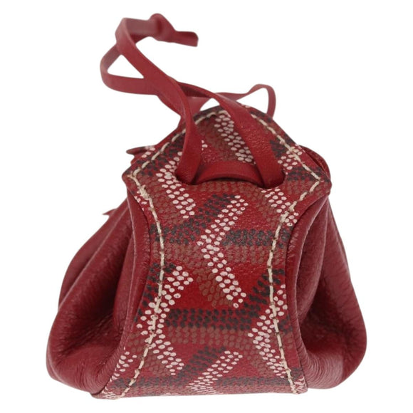 GOYARD Pouch PVC Canvas Red Auth BA9393V