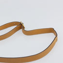 GUCCI Micro GG Supreme Shoulder Bag PVC Beige Gold Auth BA9394-8