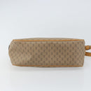 GUCCI Micro GG Supreme Shoulder Bag PVC Beige Gold Auth BA9394-5