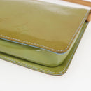 LOUIS VUITTON Monogram Vernis Lexington Pouch Baby Blue M91011 LV Auth BA9397-10