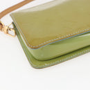 LOUIS VUITTON Monogram Vernis Lexington Pouch Baby Blue M91011 LV Auth BA9397-11