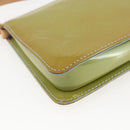 LOUIS VUITTON Monogram Vernis Lexington Pouch Baby Blue M91011 LV Auth BA9397-13