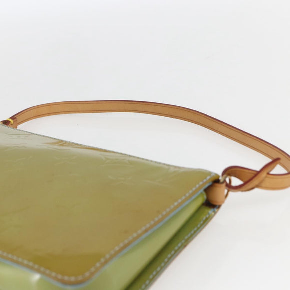 LOUIS VUITTON Monogram Vernis Lexington Pouch Baby Blue M91011 LV Auth BA9397