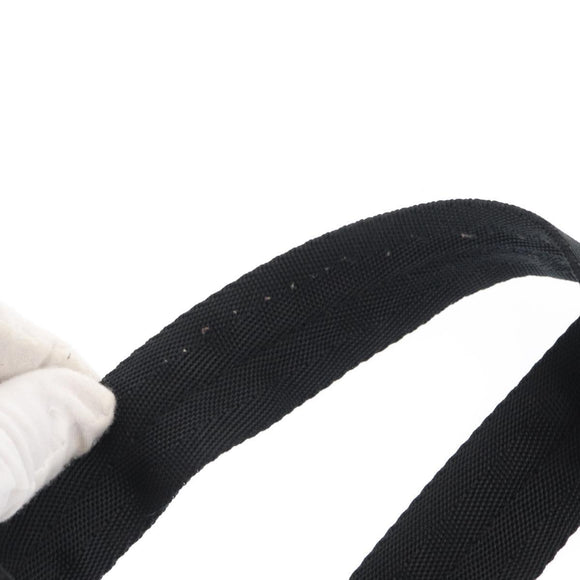 PRADA Backpack Nylon Black Silver Auth BA9398